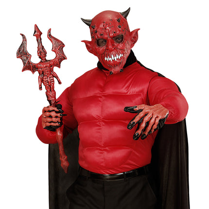 Masque d'Halloween Diable avec corne