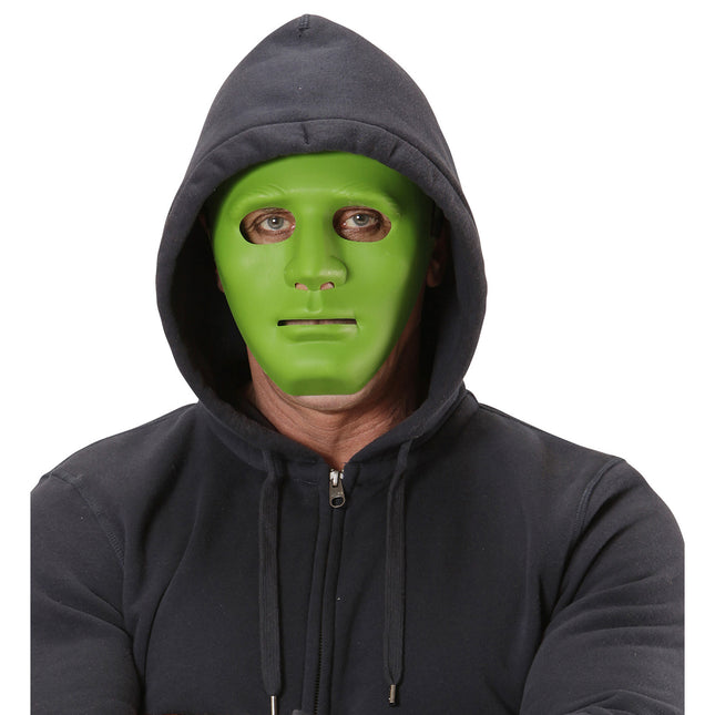 Masque vert Anonyme