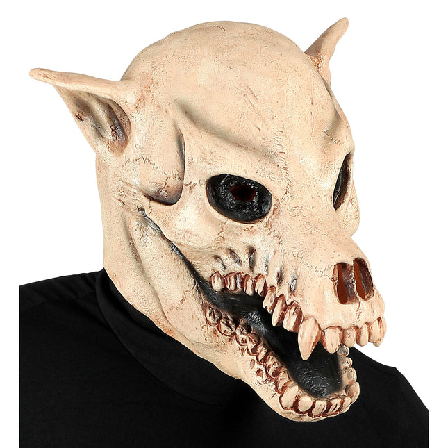 Masque d'Halloween Chien blanc