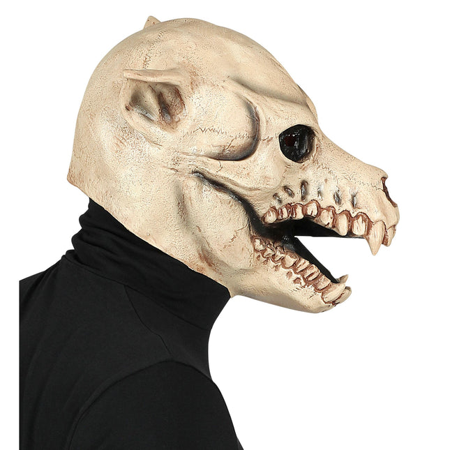 Masque d'Halloween Chien blanc