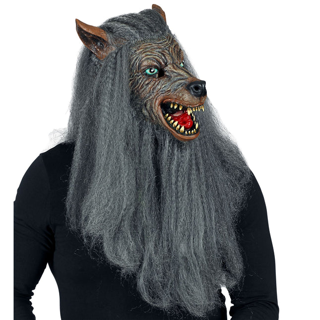 Masque d'Halloween Loup-garou avec molleton
