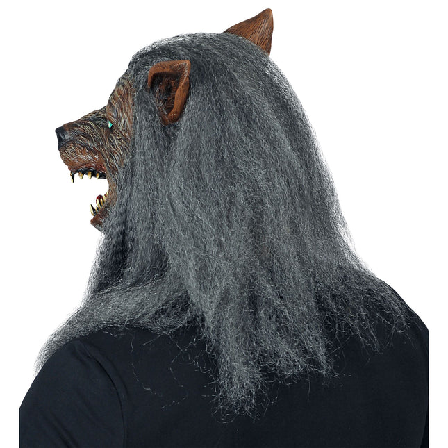 Masque d'Halloween Loup-garou avec molleton