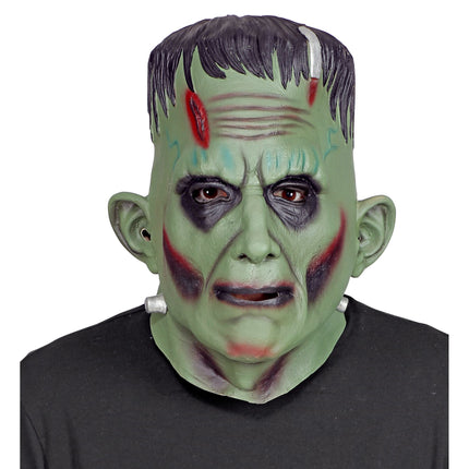Masque d'Halloween Monstre de laboratoire vert
