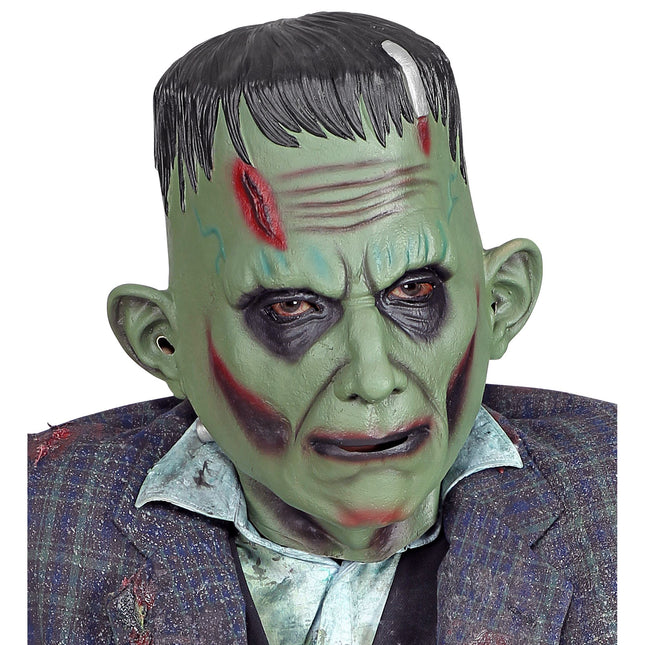 Masque d'Halloween Monstre de laboratoire vert