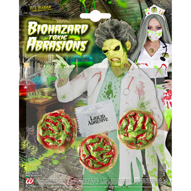 Halloween fausse plaie dangereuse