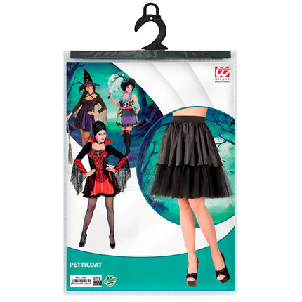 Jupe noire en tulle