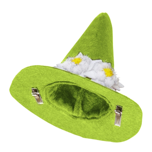 CHAPEAU MINI BAYERN AVEC EDELWEISS, VERT