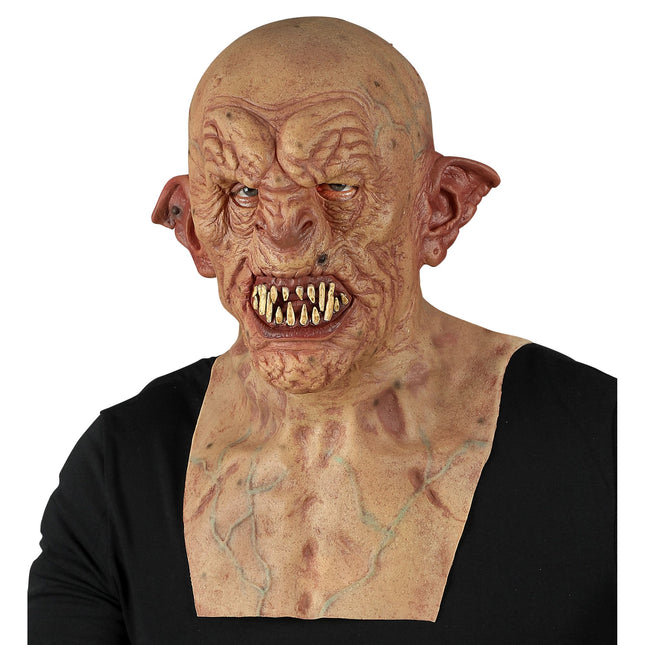 Masque d'Halloween Zombie avec cou et poitrine