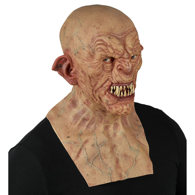 Masque d'Halloween Zombie avec cou et poitrine
