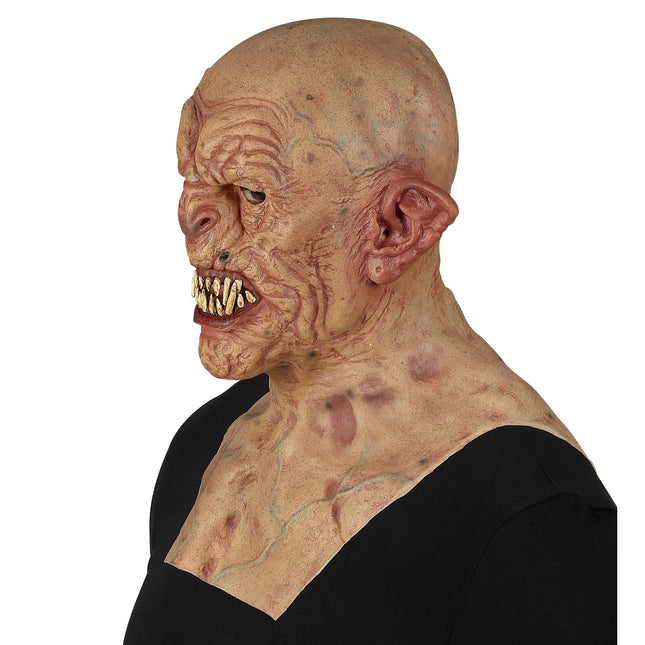 Masque d'Halloween Zombie avec cou et poitrine