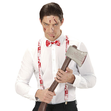 Ensemble d'accessoires d'Halloween Bretelles et noeud 2 pièces