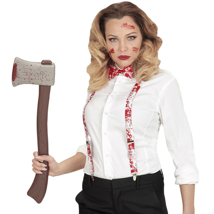 Ensemble d'accessoires d'Halloween Bretelles et noeud 2 pièces
