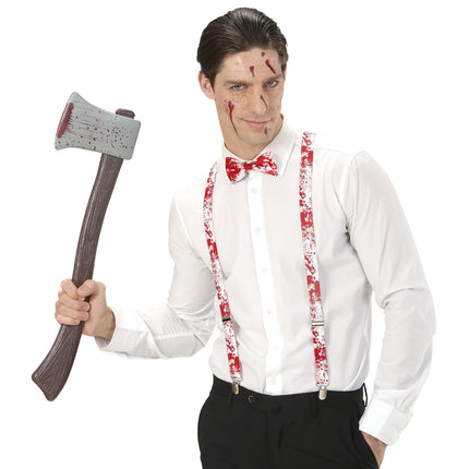Ensemble d'accessoires d'Halloween Bretelles et noeud 2 pièces