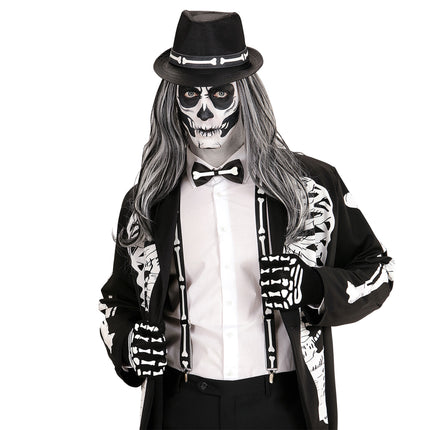 Ensemble d'accessoires d'Halloween Squelette 4 pièces
