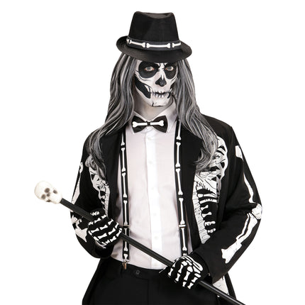 Ensemble d'accessoires d'Halloween Squelette 4 pièces