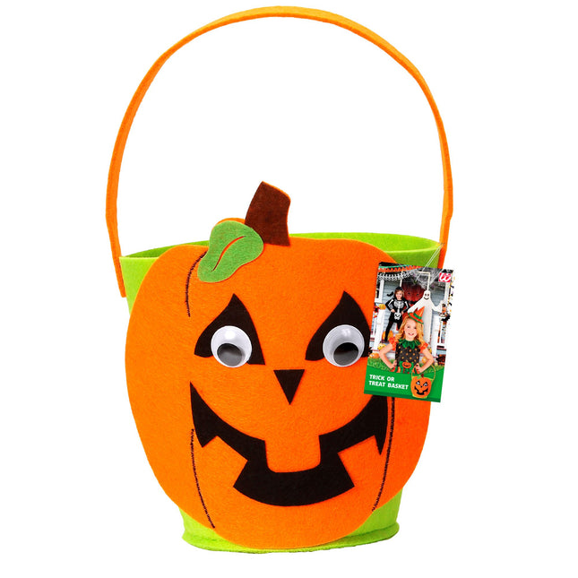 Sac d'Halloween Tissu citrouille