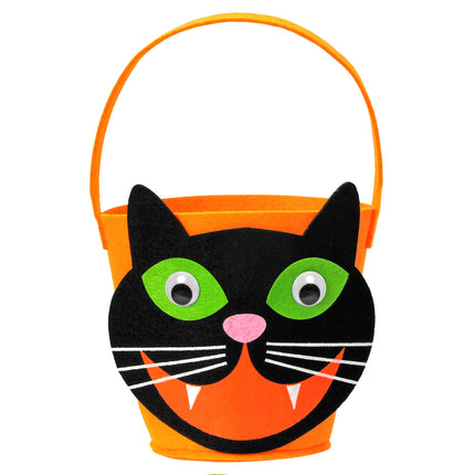 Chat de sac d'Halloween