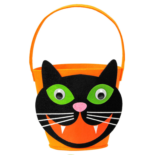 Chat de sac d'Halloween