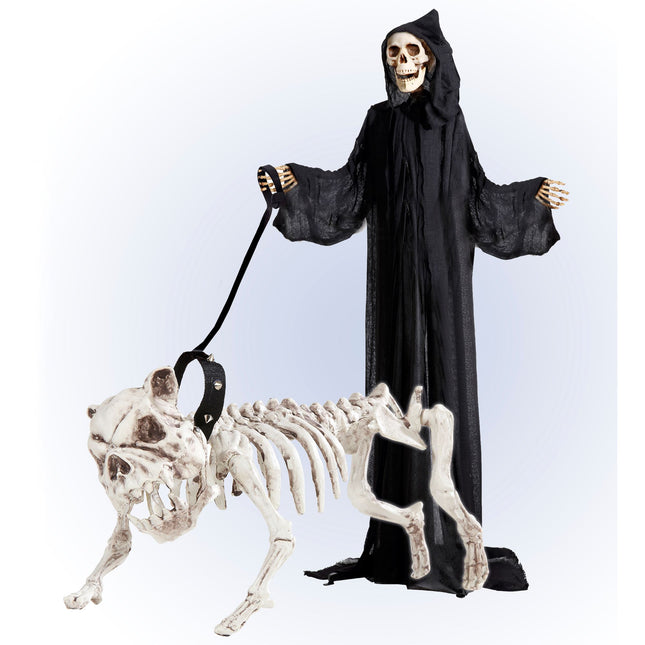 Halloween Chien Squelette Avec Ceinture 45cm