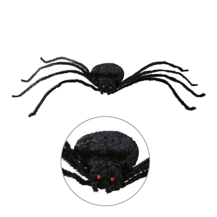 Halloween Fausse Araignée Noire 2.2m