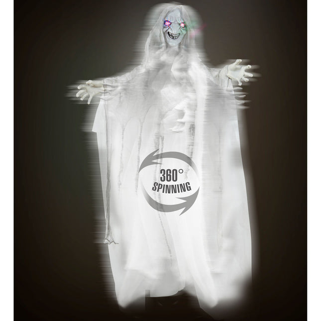 Poupée d'Halloween sorcière avec son et lumière 1.53m