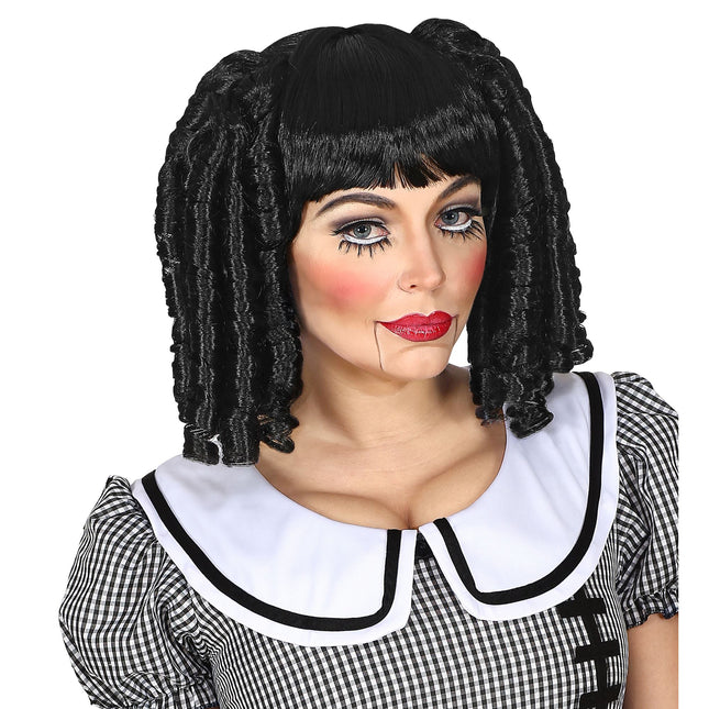 Poupée perruque d'Halloween