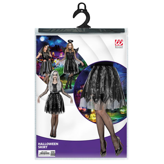 Jupe d'Halloween Noir