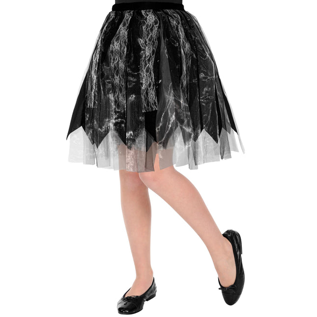 Jupe d'Halloween Noir Enfant