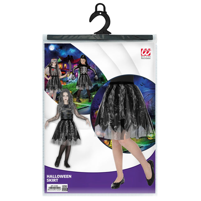 Jupe d'Halloween Noir Enfant