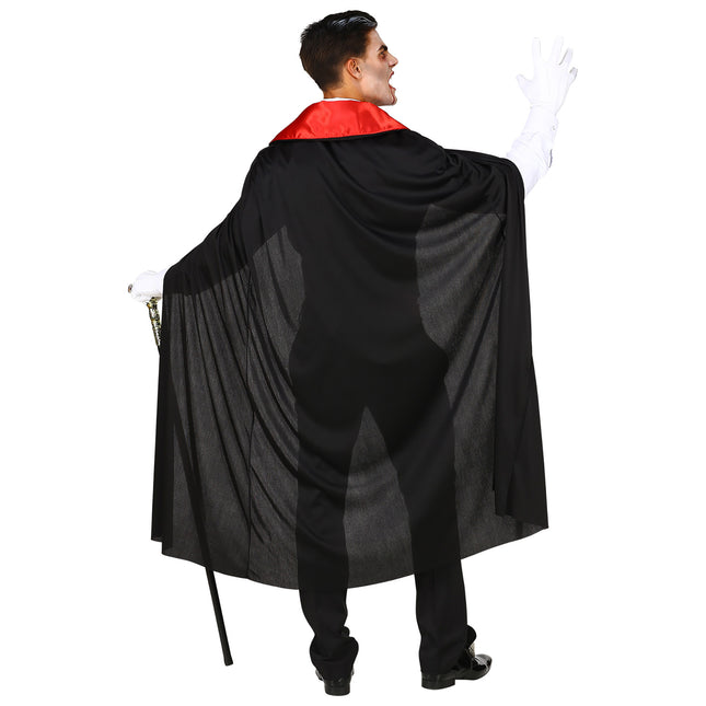 Costume d'Halloween Vampire Rouge Noir pour Homme