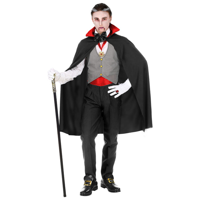Costume d'Halloween Rouge Noir Garçon Vampire