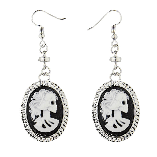 Boucles d'oreilles Halloween Tête de mort