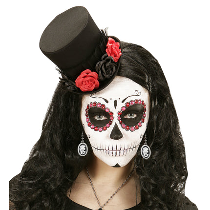 Boucles d'oreilles Halloween Tête de mort