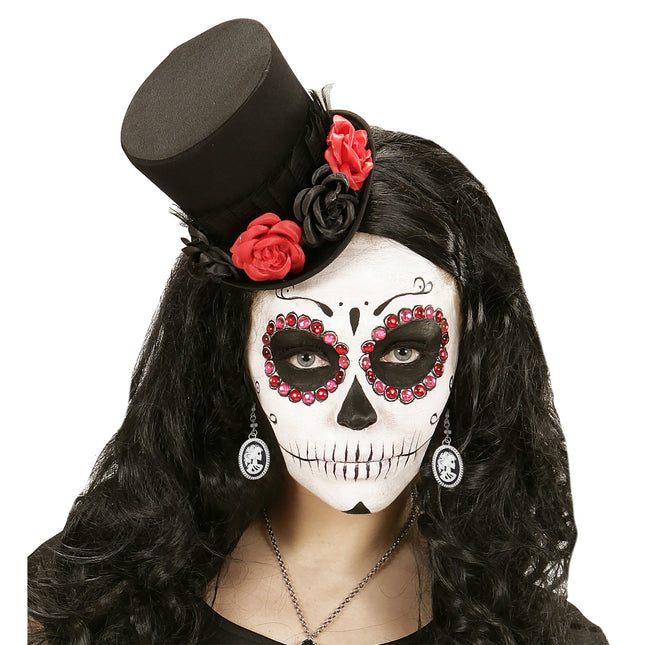 Boucles d'oreilles Halloween Tête de mort
