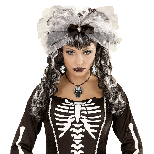 Boucles d'oreilles Halloween Tête de mort