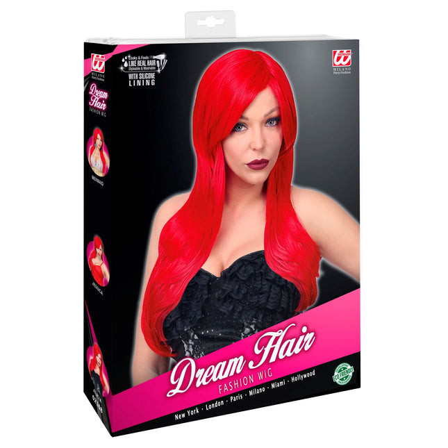 Perruque rouge Ariel