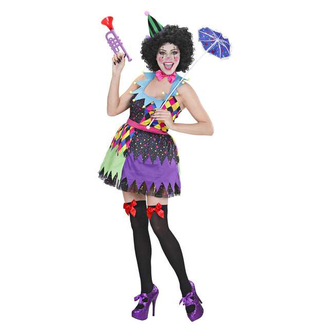 Robe d'Halloween Coloured Ladies Clown