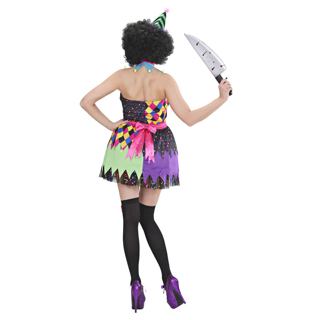 Robe d'Halloween Coloured Ladies Clown
