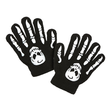 Gants d'Halloween Os d'enfant