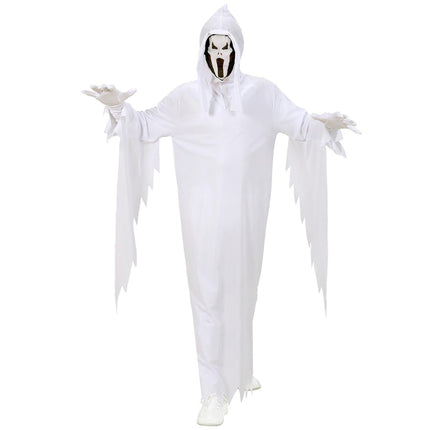 Costume de fantôme blanc enfant 2 pièces