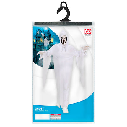 Costume de fantôme blanc enfant 2 pièces