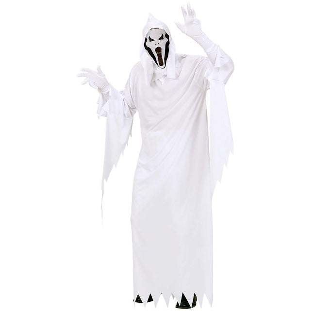 Costume de fantôme blanc 2 pièces