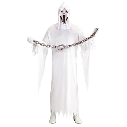Costume de fantôme blanc 2 pièces