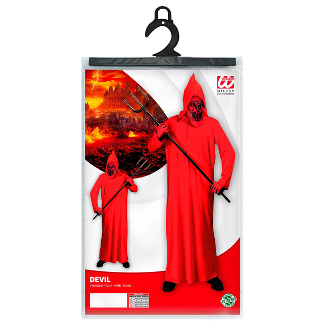 Costume de diable rouge homme 2 pièces