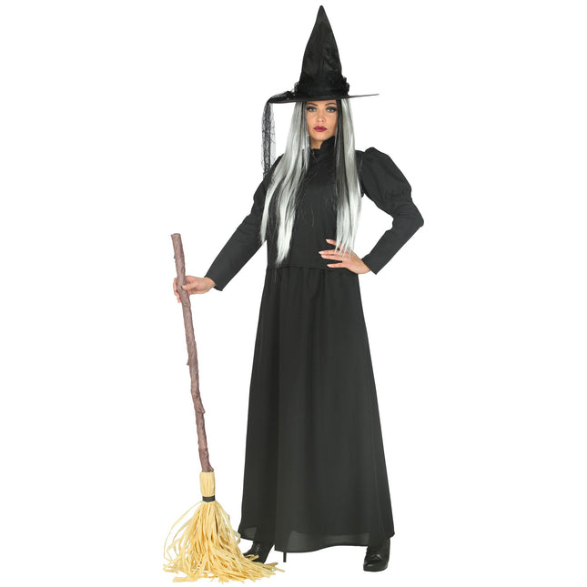 Balai de sorcière d'Halloween 1,25 m
