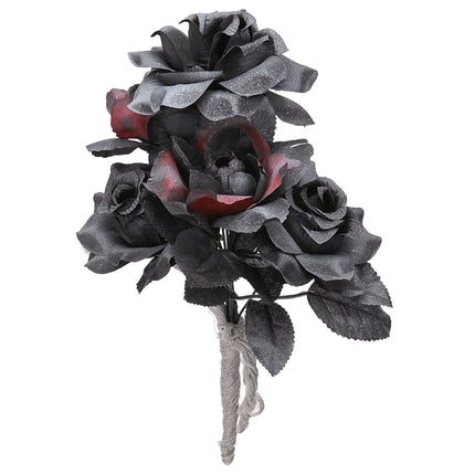 Halloween Fake Bride Bouquet Black