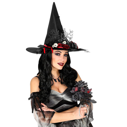Halloween Fake Bride Bouquet Black