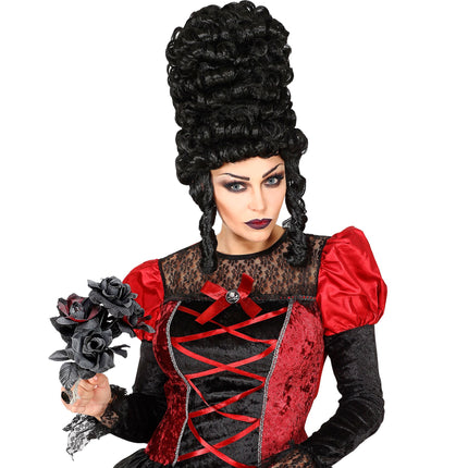 Halloween Fake Bride Bouquet Black