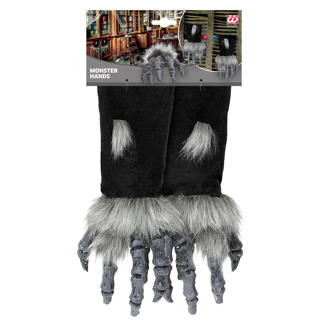 Halloween Faux monstre à main avec manteau