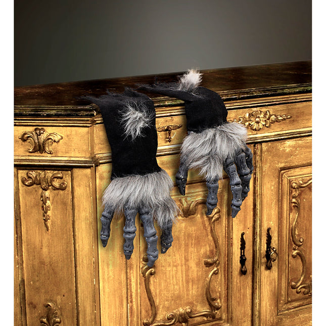 Halloween Faux monstre à main avec manteau